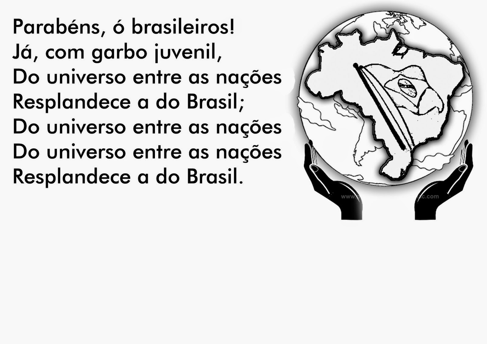 Kantinho da Wall HINO DA INDEPENDÊNCIA ILUSTRADO